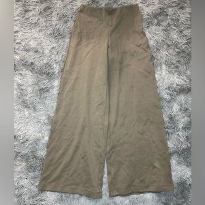 Future Collective Wide Leg Tan Pants